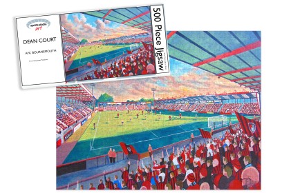 Dean Court Stadium Fine Art Jigsaw Puzzle - AFC Bournemouth